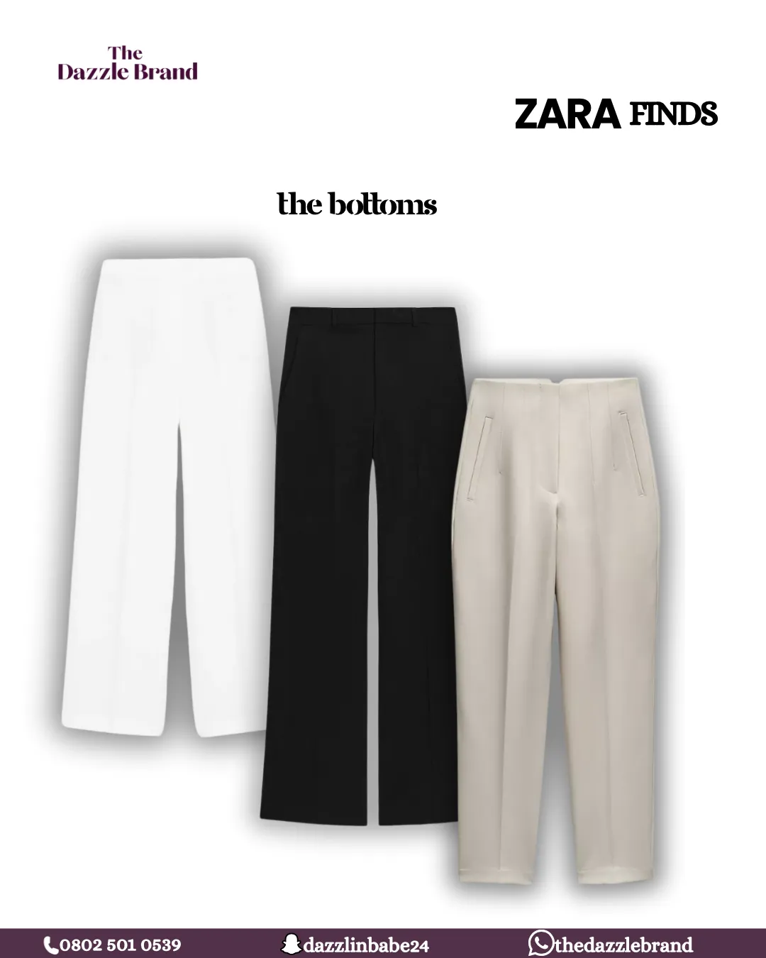 Styled womenswear outfit sample